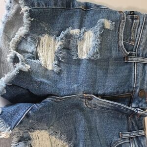 Judy Blue Distressed Denim Shorts